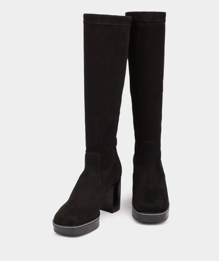 Pedro Miralles Boots BASILEA Ante Strech Negro 8211 Woman Pedro Miralles Boots BASILEA Ante Strech Negro 8211 Woman