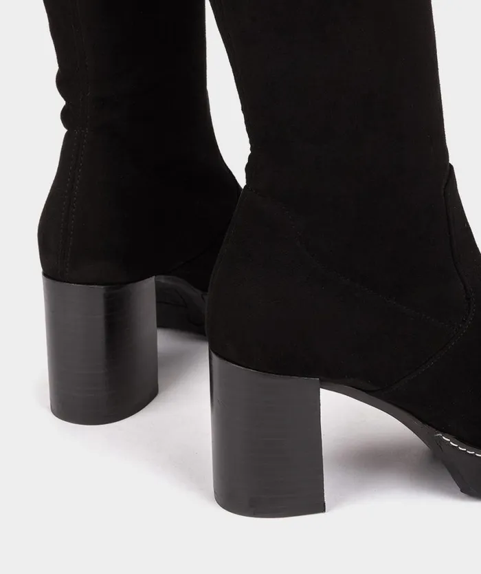 Pedro Miralles Boots BASILEA Ante Strech Negro 8211 Woman Pedro Miralles Boots BASILEA Ante Strech Negro 8211 Woman