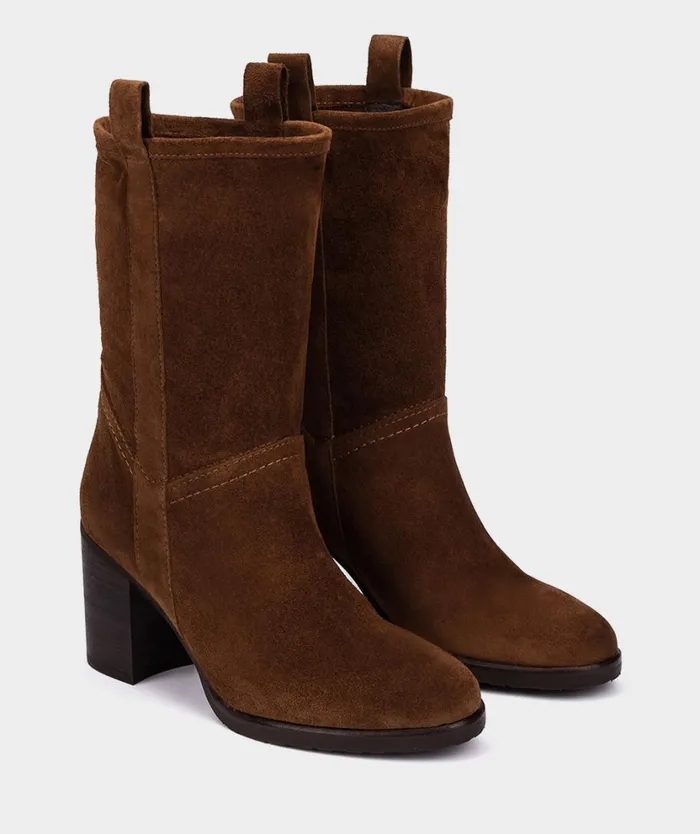 Pedro Miralles Boots BISU Velour Tabaco 8211 Woman Pedro Miralles Boots BISU Velour Tabaco 8211 Woman