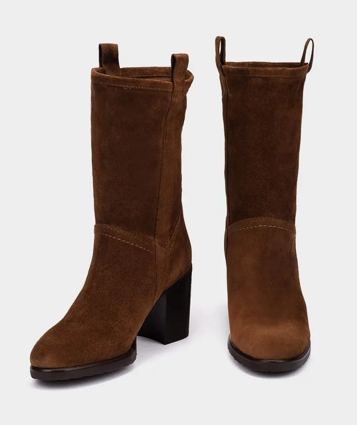 Pedro Miralles Boots BISU Velour Tabaco 8211 Woman Pedro Miralles Boots BISU Velour Tabaco 8211 Woman