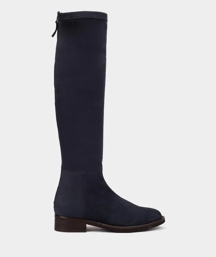 Pedro Miralles Boots BULNES Ante Strech Navy 8211 Woman