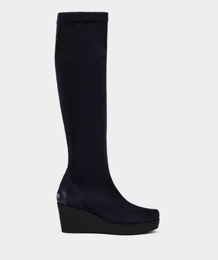 Pedro Miralles Boots GRAZALEMA Ante Strech Navy 8211 Woman