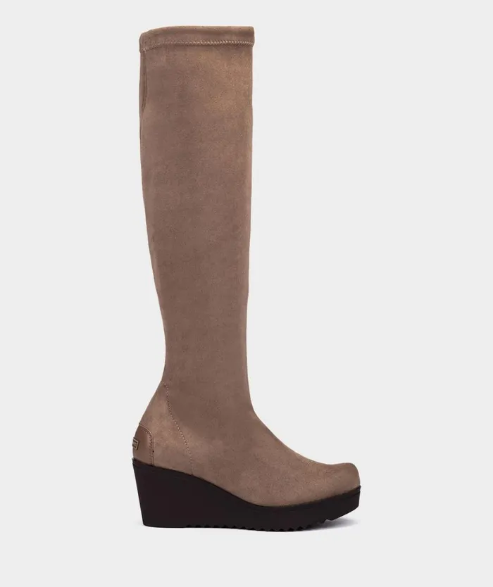 Pedro Miralles Boots GRAZALEMA Ante Strech Taupe 8211 Woman Pedro Miralles Boots GRAZALEMA Ante Strech Taupe 8211 Woman