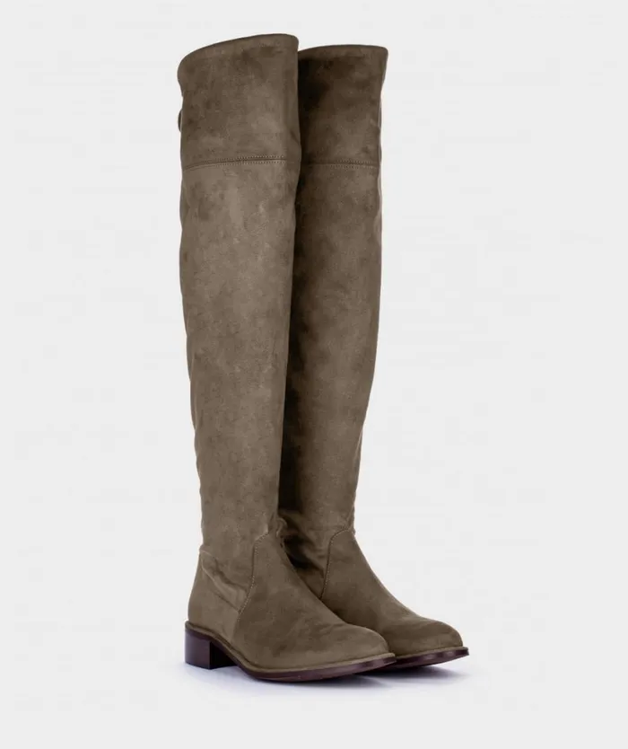 Pedro Miralles Boots ILSAN Ante Elastico Taupe 8211 Woman Pedro Miralles Boots ILSAN Ante Elastico Taupe 8211 Woman