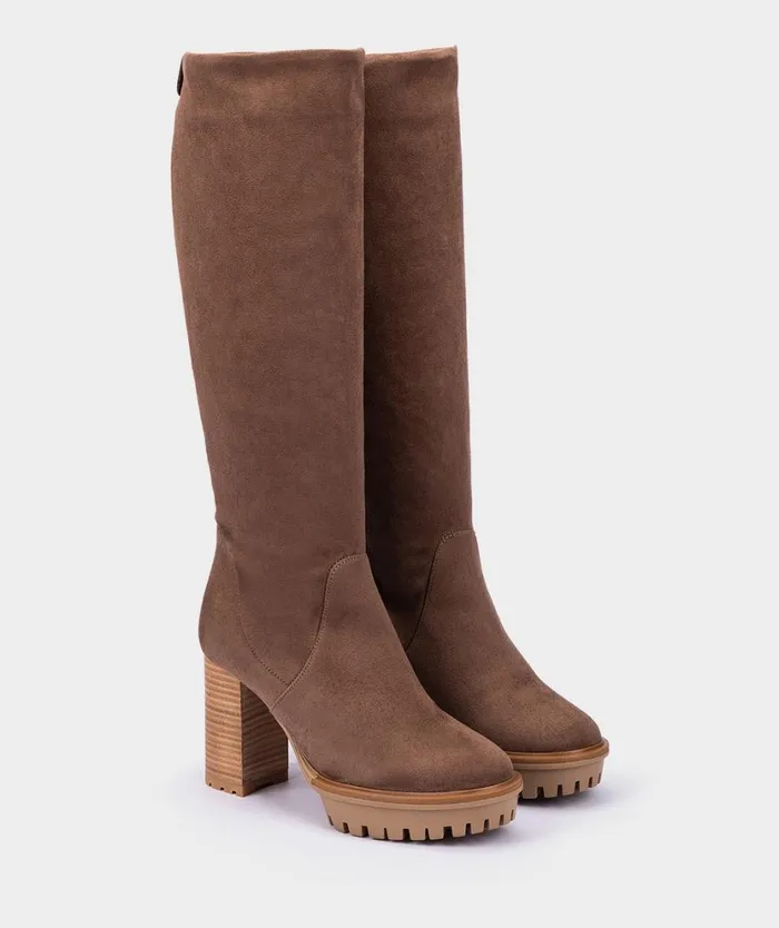 Pedro Miralles Boots KUWAIT Ante Strech Taupe 8211 Woman Pedro Miralles Boots KUWAIT Ante Strech Taupe 8211 Woman