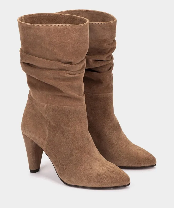 Pedro Miralles Boots LOS ANGELES Velour Birra 8211 Woman Pedro Miralles Boots LOS ANGELES Velour Birra 8211 Woman