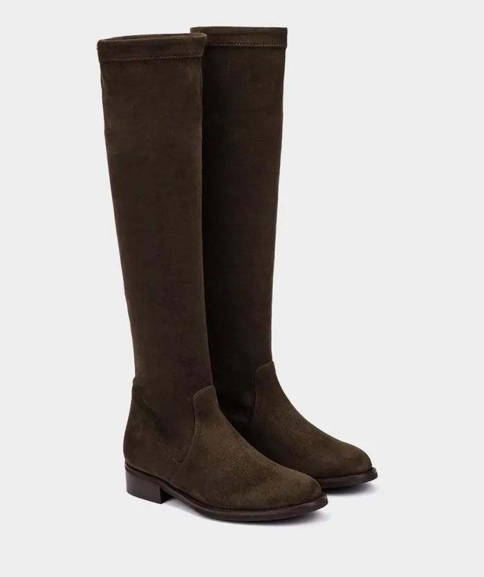 Pedro Miralles Boots NICOSIA Ante Strech Kaki 8211 Woman Pedro Miralles Boots NICOSIA Ante Strech Kaki 8211 Woman