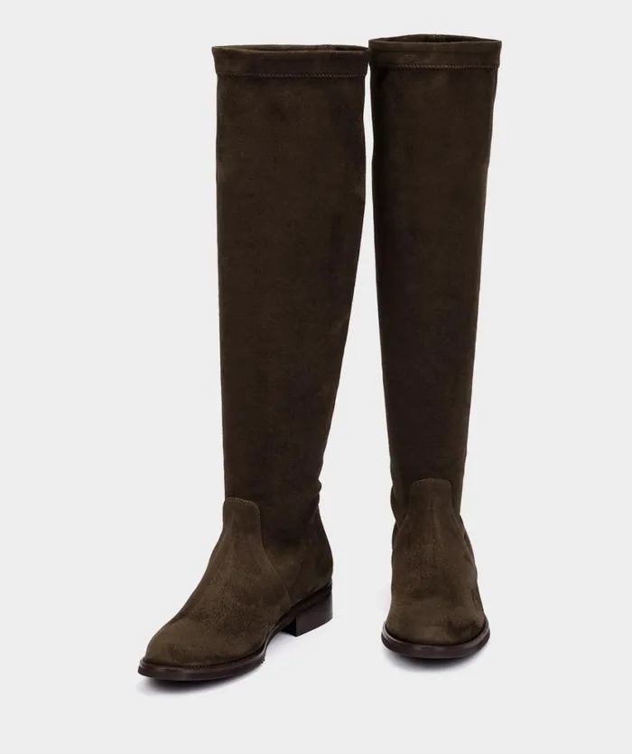 Pedro Miralles Boots NICOSIA Ante Strech Kaki 8211 Woman Pedro Miralles Boots NICOSIA Ante Strech Kaki 8211 Woman