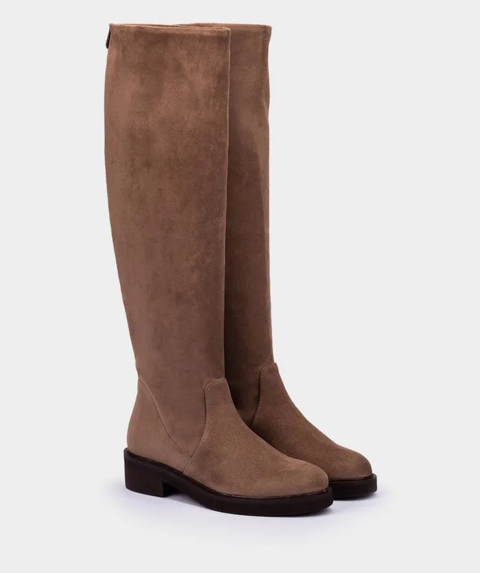 Pedro Miralles Boots NICOSIA Ante Strech Taupe 8211 Woman Pedro Miralles Boots NICOSIA Ante Strech Taupe 8211 Woman