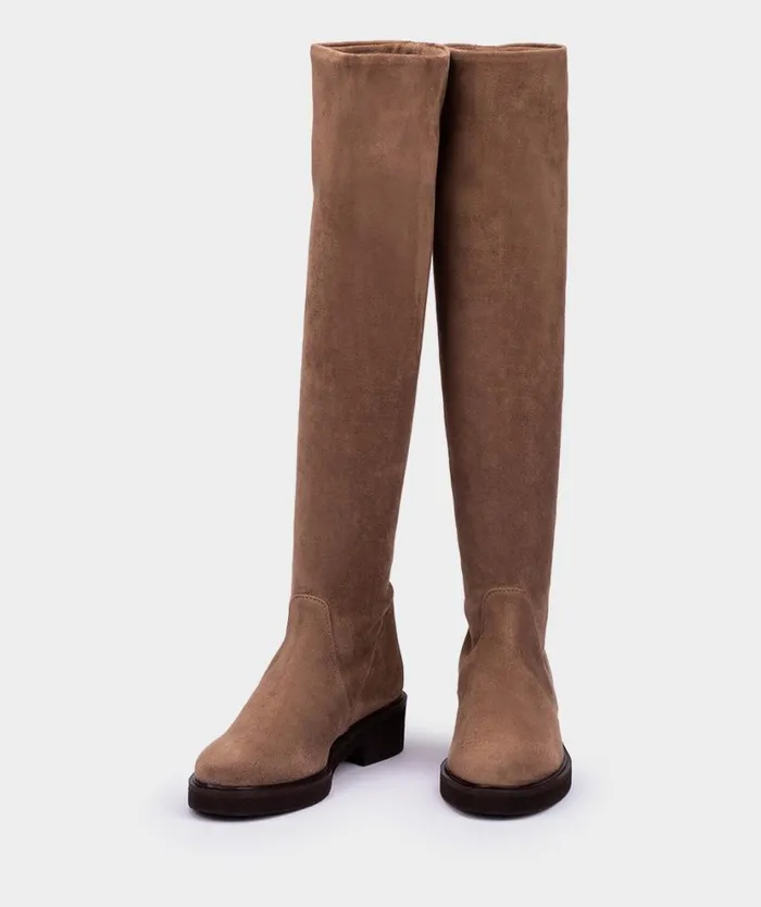 Pedro Miralles Boots NICOSIA Ante Strech Taupe 8211 Woman Pedro Miralles Boots NICOSIA Ante Strech Taupe 8211 Woman