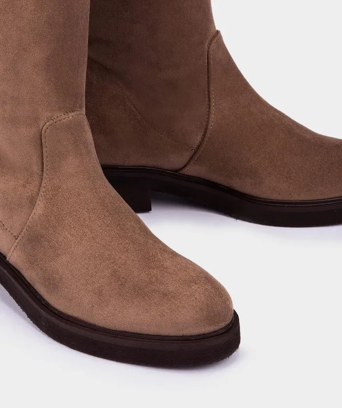 Pedro Miralles Boots NICOSIA Ante Strech Taupe 8211 Woman Pedro Miralles Boots NICOSIA Ante Strech Taupe 8211 Woman