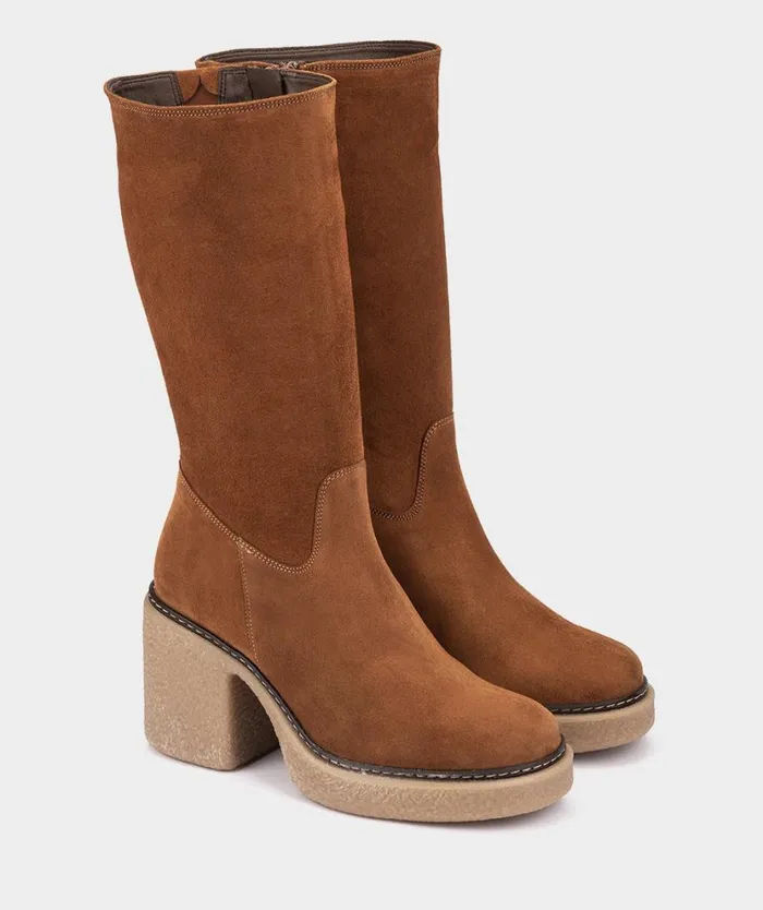 Pedro Miralles Boots NIZA Velour Cuero 8211 Woman Pedro Miralles Boots NIZA Velour Cuero 8211 Woman