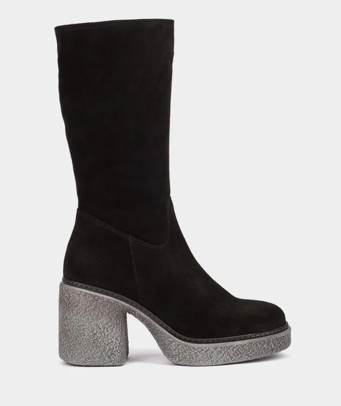 Pedro Miralles Boots NIZA Velour Negro 8211 Woman