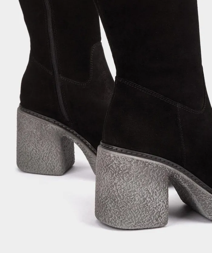 Pedro Miralles Boots NIZA Velour Negro 8211 Woman Pedro Miralles Boots NIZA Velour Negro 8211 Woman