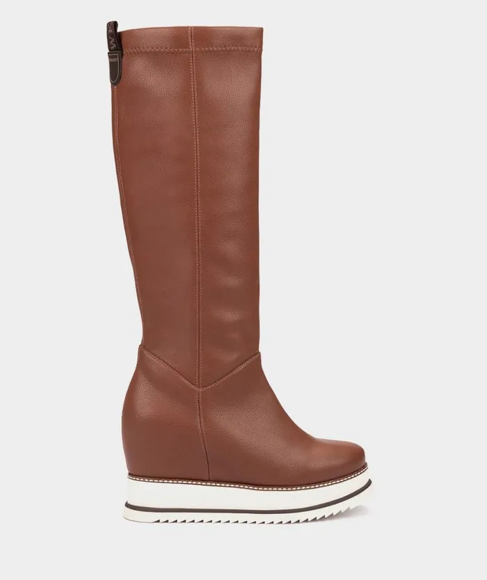 Pedro Miralles Boots REINE Beluga Strech Cuero 8211 Woman