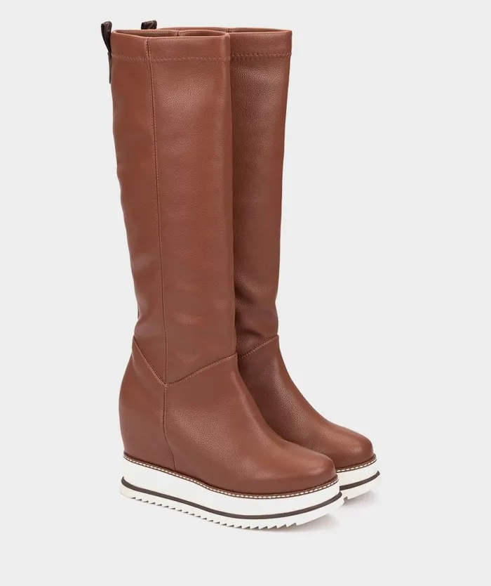 Pedro Miralles Boots REINE Beluga Strech Cuero 8211 Woman Pedro Miralles Boots REINE Beluga Strech Cuero 8211 Woman