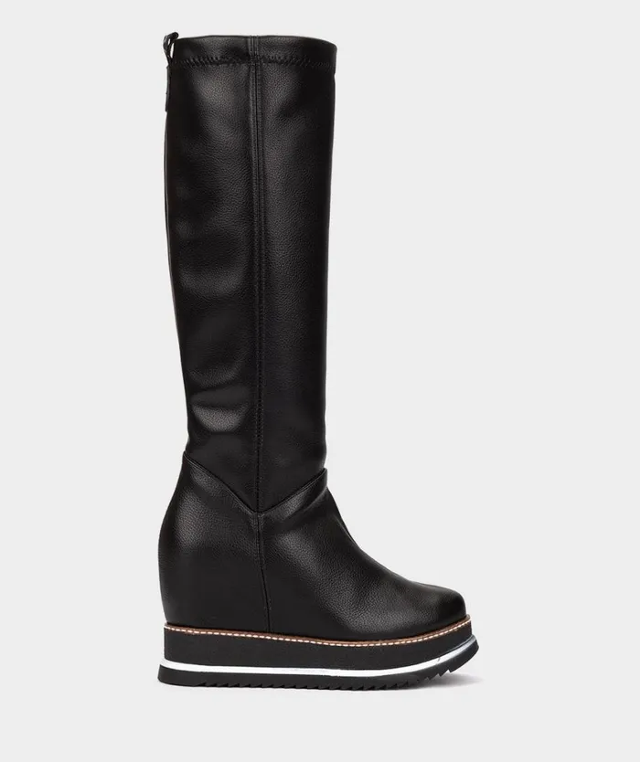 Pedro Miralles Boots REINE Beluga Strech Negro 8211 Woman