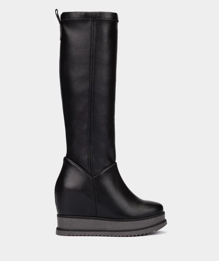 Pedro Miralles Boots REINE Ciervo Strech Negro 8211 Woman