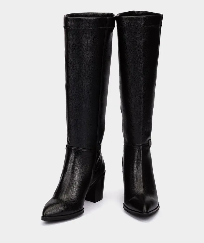 Pedro Miralles Boots SAN JUAN Ciervo Strech Negro 8211 Woman Pedro Miralles Boots SAN JUAN Ciervo Strech Negro 8211 Woman