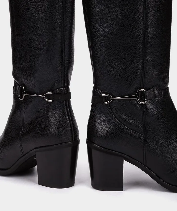 Pedro Miralles Boots SAN JUAN Ciervo Strech Negro 8211 Woman Pedro Miralles Boots SAN JUAN Ciervo Strech Negro 8211 Woman