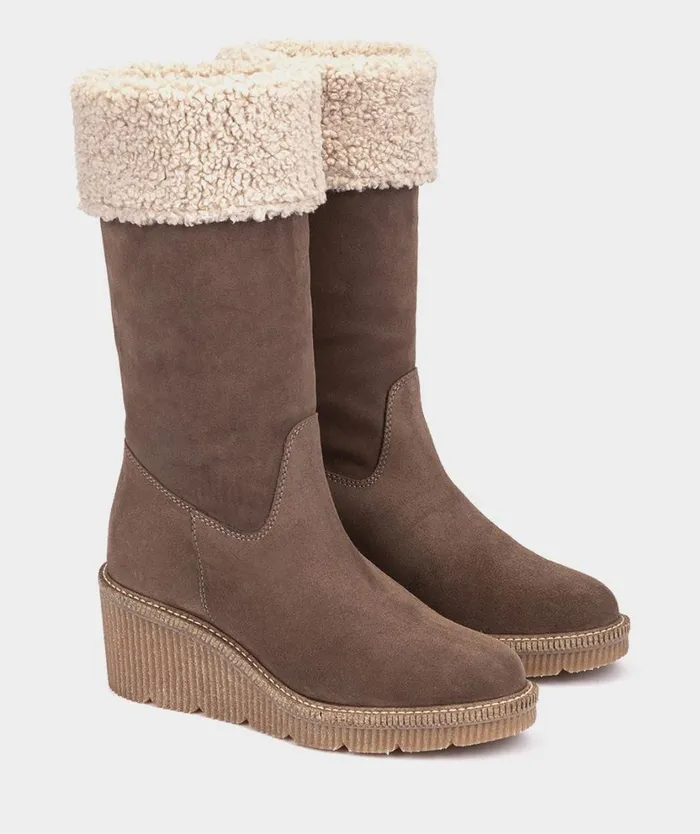 Pedro Miralles Boots TILCARA Velour Fango 8211 Woman Pedro Miralles Boots TILCARA Velour Fango 8211 Woman