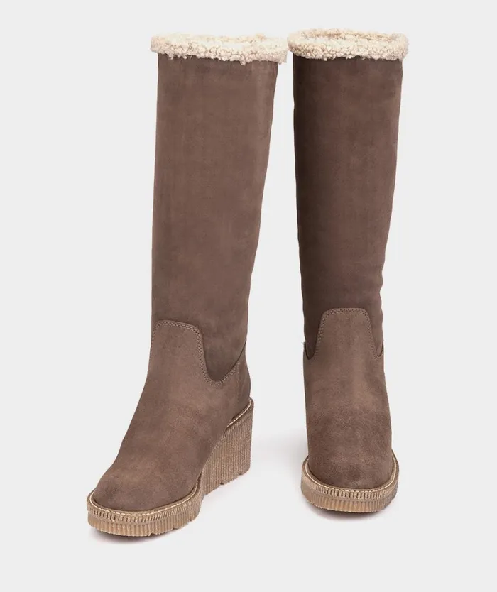 Pedro Miralles Boots TILCARA Velour Fango 8211 Woman Pedro Miralles Boots TILCARA Velour Fango 8211 Woman