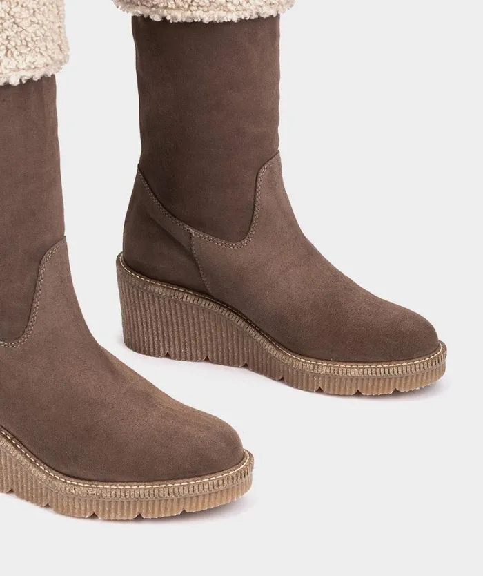 Pedro Miralles Boots TILCARA Velour Fango 8211 Woman Pedro Miralles Boots TILCARA Velour Fango 8211 Woman