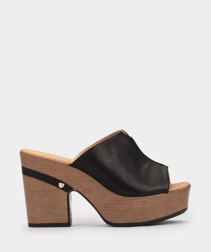 Pedro Miralles Clogs BENEVENTO Alfa Negro 8211 Woman