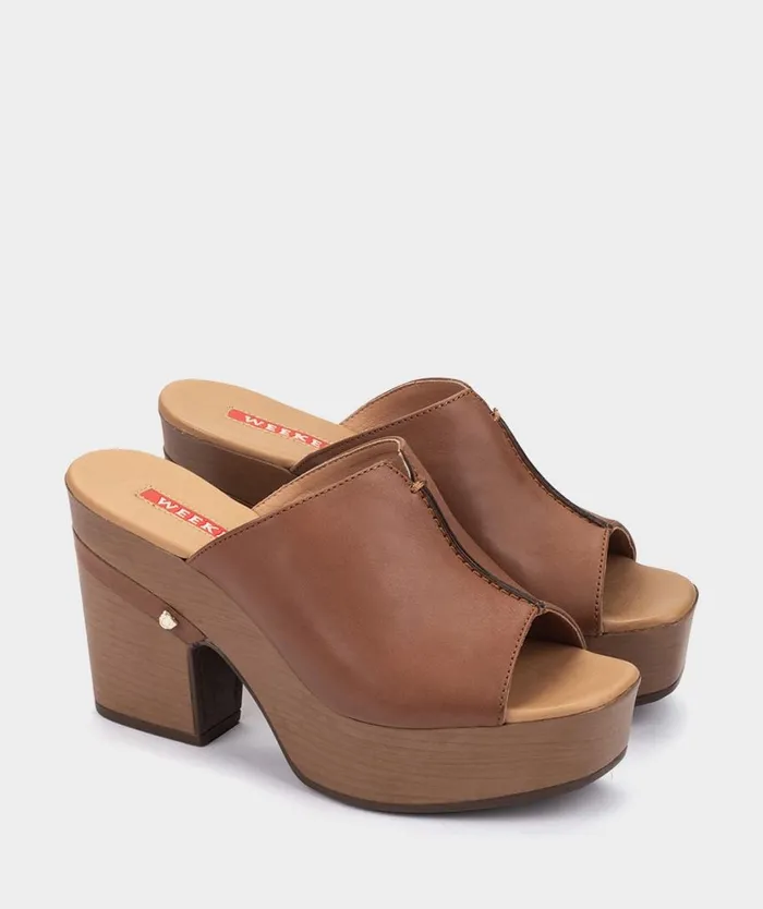 Pedro Miralles Clogs BENEVENTO Alfa Tabac 8211 Woman Pedro Miralles Clogs BENEVENTO Alfa Tabac 8211 Woman