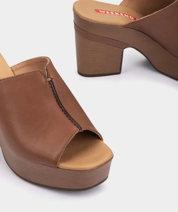 Pedro Miralles Clogs BENEVENTO Alfa Tabac 8211 Woman Pedro Miralles Clogs BENEVENTO Alfa Tabac 8211 Woman