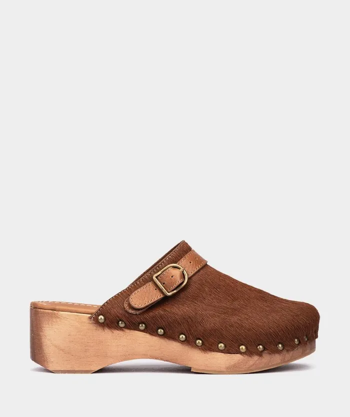 Pedro Miralles Clogs BERLN Pony Camel 8211 Woman
