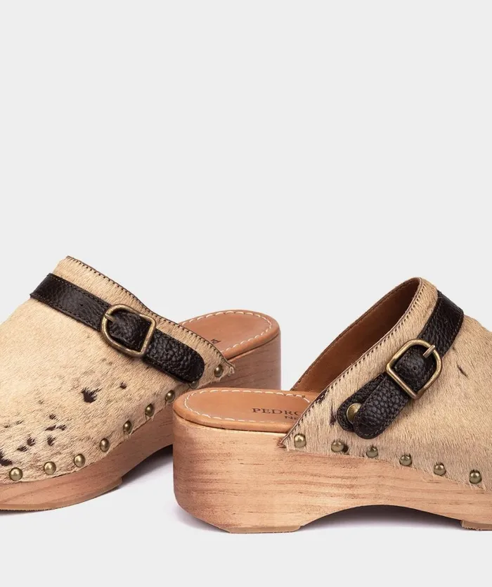 Pedro Miralles Clogs BERLN Pony Vaca 8211 Woman Pedro Miralles Clogs BERLN Pony Vaca 8211 Woman