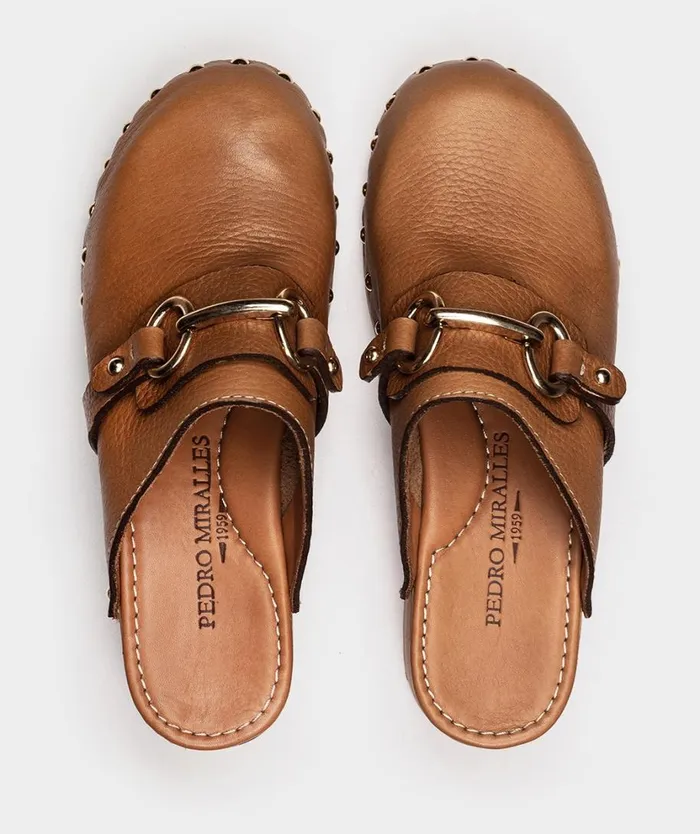 Pedro Miralles Clogs BRESCIA Tornado Camel 8211 Woman Pedro Miralles Clogs BRESCIA Tornado Camel 8211 Woman