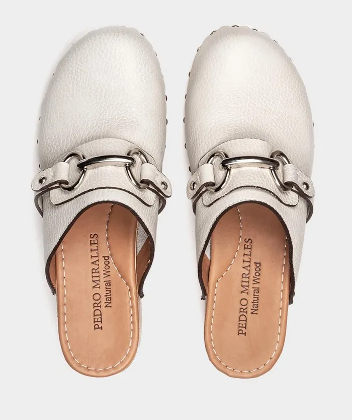 Pedro Miralles Clogs BRESCIA Tornado Ivory 8211 Woman Pedro Miralles Clogs BRESCIA Tornado Ivory 8211 Woman