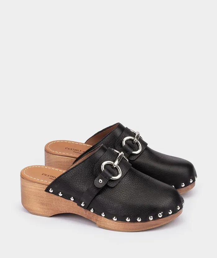 Pedro Miralles Clogs BRESCIA Tornado Negro 8211 Woman Pedro Miralles Clogs BRESCIA Tornado Negro 8211 Woman