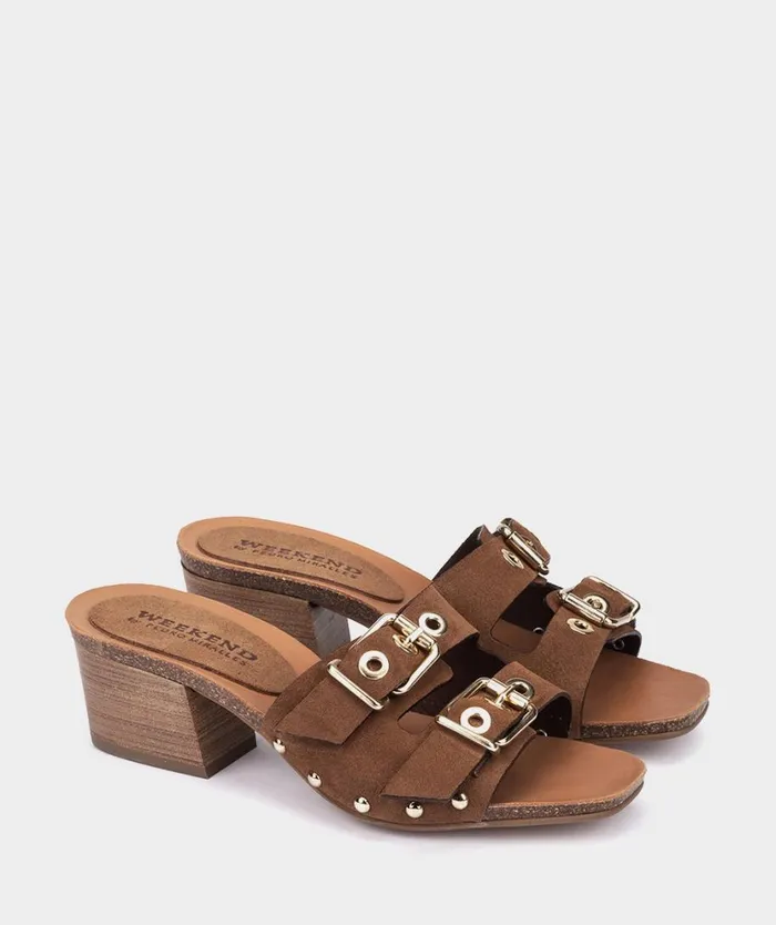 Pedro Miralles Clogs SEABORN Tormenta Tabaco 8211 Woman Pedro Miralles Clogs SEABORN Tormenta Tabaco 8211 Woman