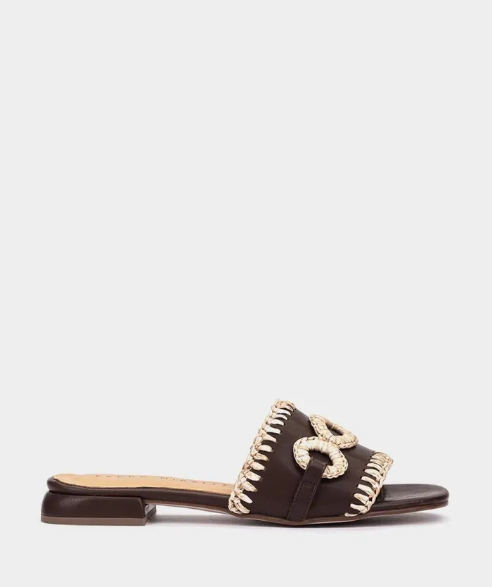 Pedro Miralles Flat Sandals BAHAMAS Alfa Caoba 8211 Woman
