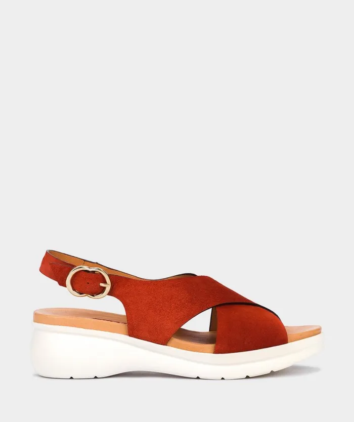 Pedro Miralles Flat Sandals CAMPANIA Baby Silk Tuile 8211 Woman