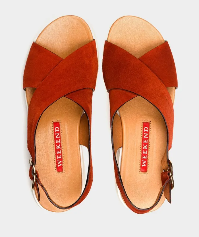 Pedro Miralles Flat Sandals CAMPANIA Baby Silk Tuile 8211 Woman Pedro Miralles Flat Sandals CAMPANIA Baby Silk Tuile 8211 Woman