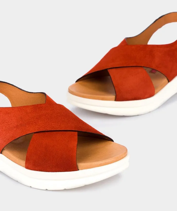 Pedro Miralles Flat Sandals CAMPANIA Baby Silk Tuile 8211 Woman Pedro Miralles Flat Sandals CAMPANIA Baby Silk Tuile 8211 Woman