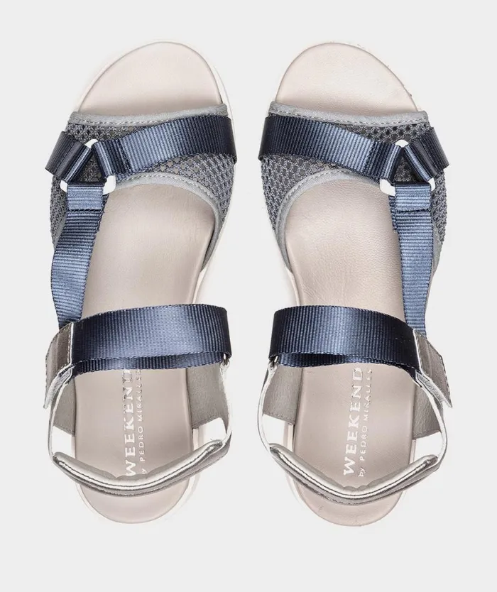 Pedro Miralles Flat Sandals CANDELEDA Basketina Jeans 8211 Woman Pedro Miralles Flat Sandals CANDELEDA Basketina Jeans 8211 Woman