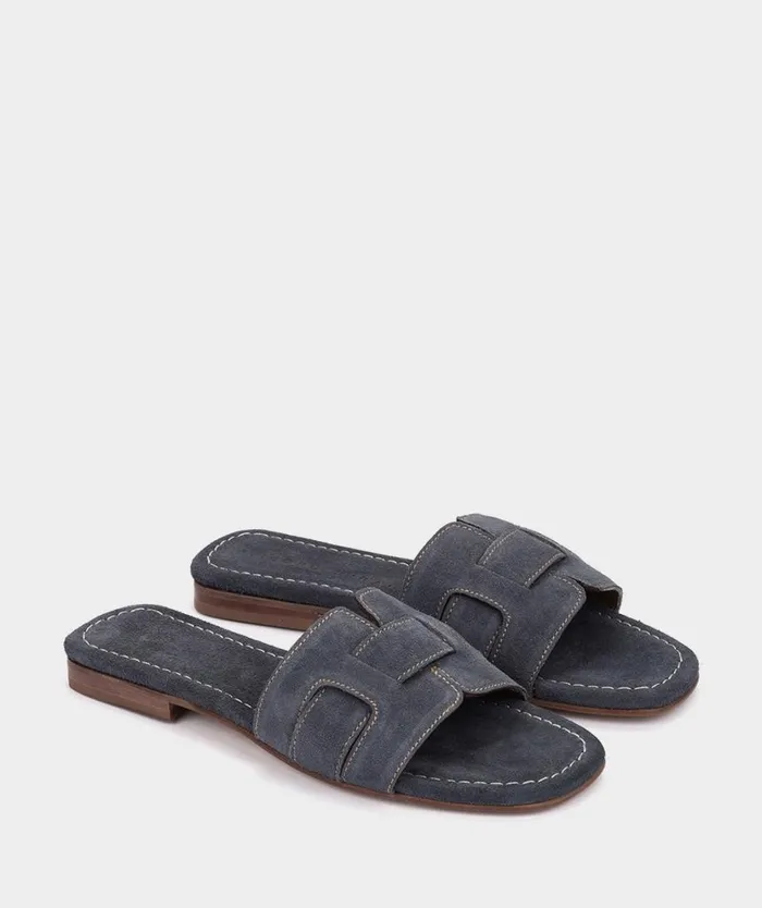 Pedro Miralles Flat Sandals CASTELLAR Velour Kiel 8211 Woman Pedro Miralles Flat Sandals CASTELLAR Velour Kiel 8211 Woman
