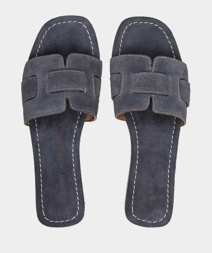 Pedro Miralles Flat Sandals CASTELLAR Velour Kiel 8211 Woman Pedro Miralles Flat Sandals CASTELLAR Velour Kiel 8211 Woman
