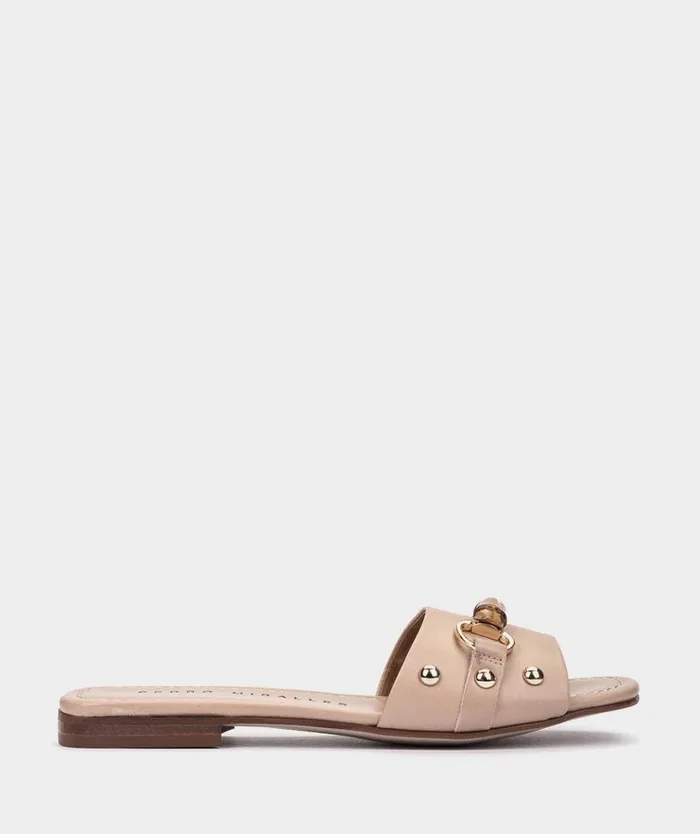 Pedro Miralles Flat Sandals CAUDIEL Alfa Nude 8211 Woman Pedro Miralles Flat Sandals CAUDIEL Alfa Nude 8211 Woman