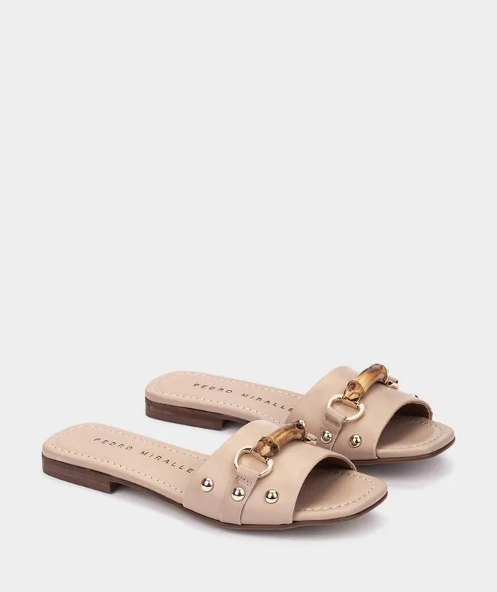 Pedro Miralles Flat Sandals CAUDIEL Alfa Nude 8211 Woman Pedro Miralles Flat Sandals CAUDIEL Alfa Nude 8211 Woman