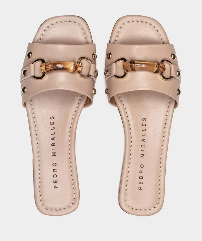 Pedro Miralles Flat Sandals CAUDIEL Alfa Nude 8211 Woman Pedro Miralles Flat Sandals CAUDIEL Alfa Nude 8211 Woman