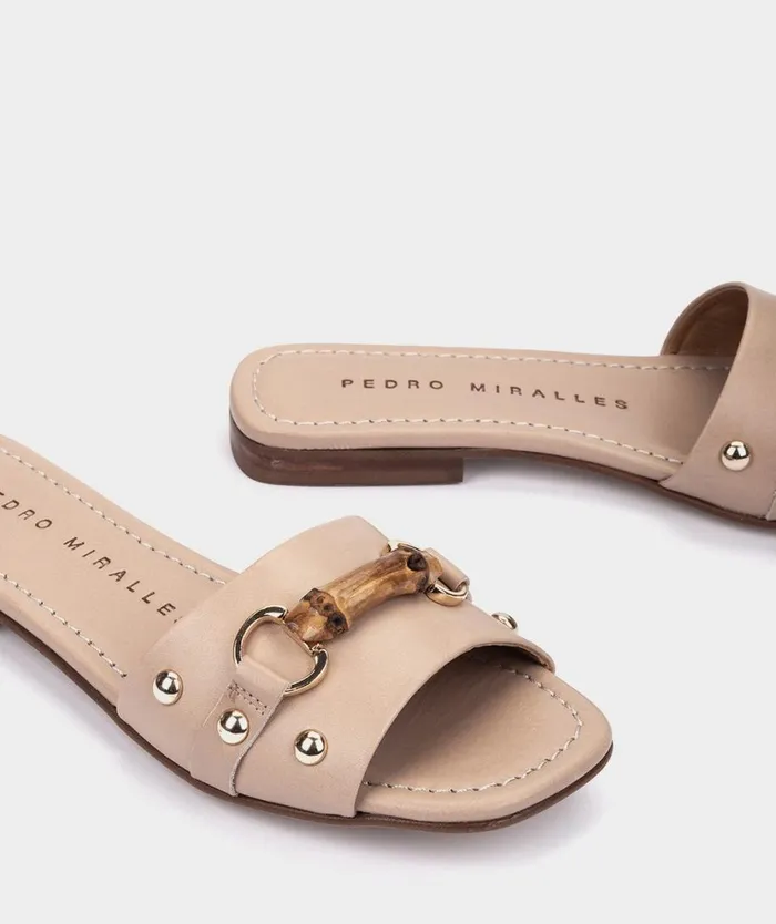 Pedro Miralles Flat Sandals CAUDIEL Alfa Nude 8211 Woman Pedro Miralles Flat Sandals CAUDIEL Alfa Nude 8211 Woman