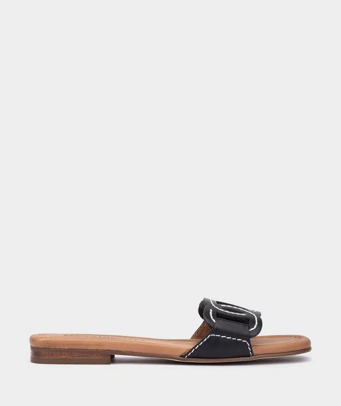 Pedro Miralles Flat Sandals DAIMIEL Vitello Marino 8211 Woman
