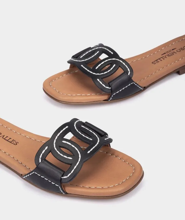 Pedro Miralles Flat Sandals DAIMIEL Vitello Marino 8211 Woman Pedro Miralles Flat Sandals DAIMIEL Vitello Marino 8211 Woman