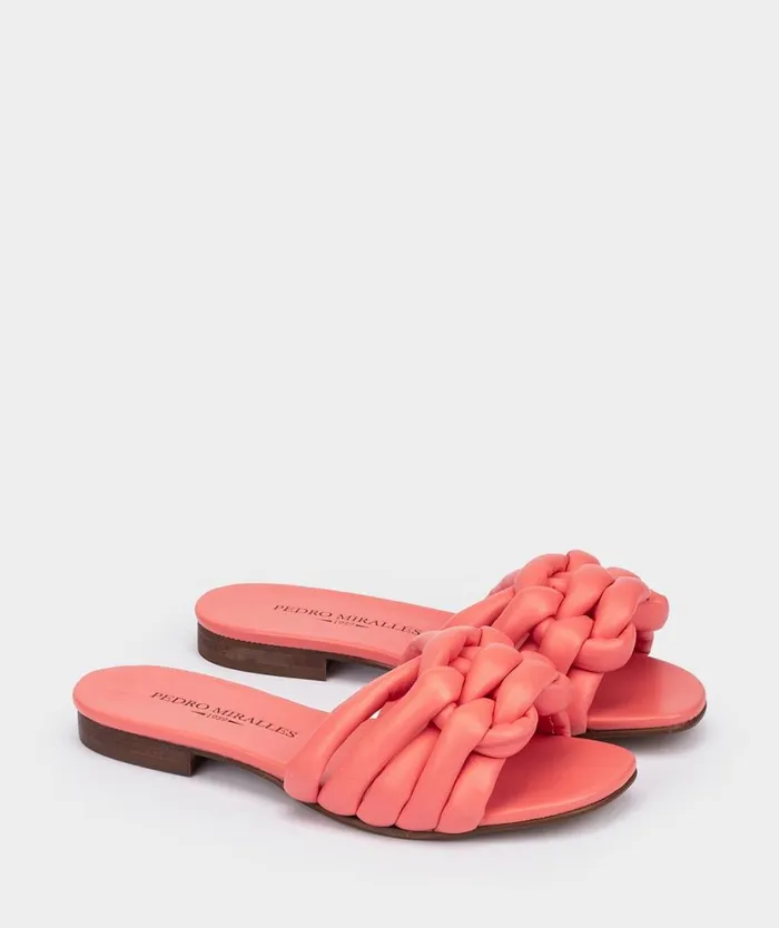 Pedro Miralles Flat Sandals HOUSTON Cloud Corallo 8211 Woman Pedro Miralles Flat Sandals HOUSTON Cloud Corallo 8211 Woman